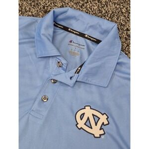 NWT Champion UNC North Carolina Tar Heels Mens Large Golf Polo Short Sleeve
